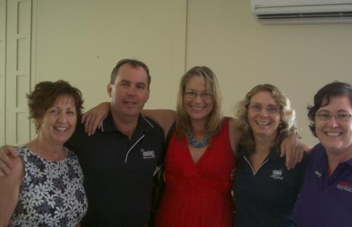 Marguerite, John, Margo, Amanda, and Margie.
